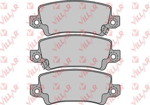 Villar 626.1068 - Brake Pad Set, disc brake autospares.lv