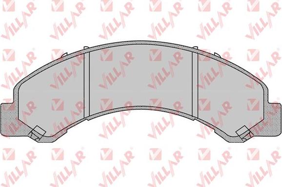 Villar 626.1063 - Brake Pad Set, disc brake autospares.lv