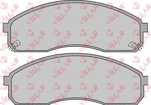 Villar 626.1072 - Brake Pad Set, disc brake autospares.lv