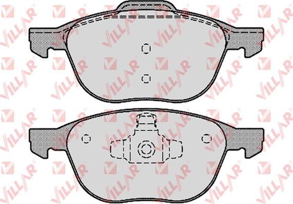 Villar 626.1190 - Brake Pad Set, disc brake autospares.lv