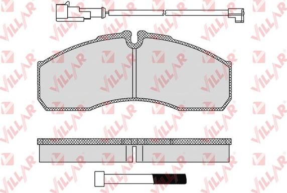 Japanparts JPA-122 - Brake Pad Set, disc brake autospares.lv