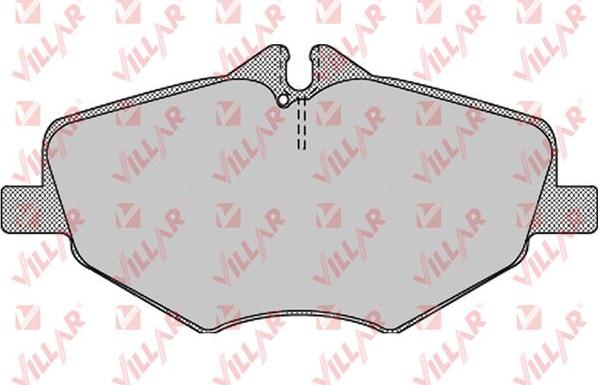 Villar 626.1124 - Brake Pad Set, disc brake autospares.lv