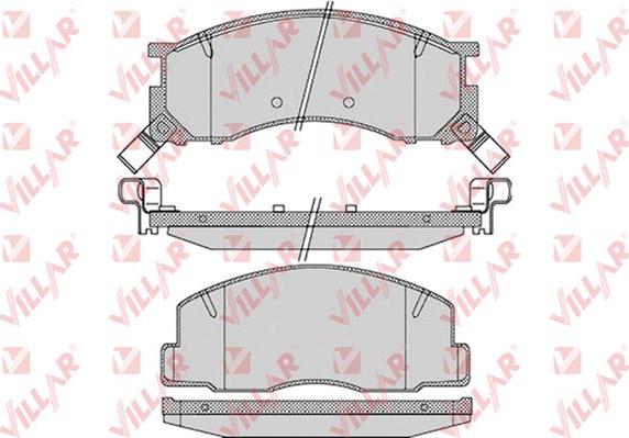 Villar 626.1126 - Brake Pad Set, disc brake autospares.lv