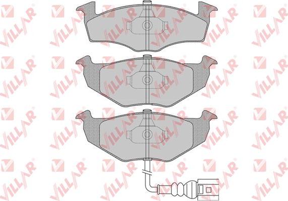 Villar 626.1120 - Brake Pad Set, disc brake autospares.lv