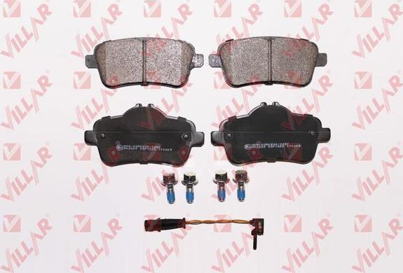 Villar 626.1805A - Brake Pad Set, disc brake autospares.lv