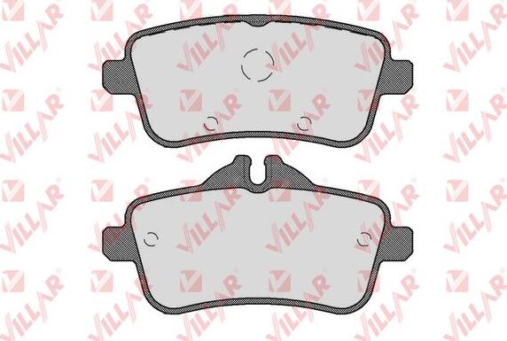 Villar 626.1805 - Brake Pad Set, disc brake autospares.lv