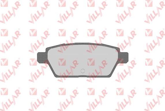 Villar 626.1807 - Brake Pad Set, disc brake autospares.lv