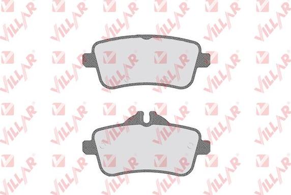 Villar 626.1817 - Brake Pad Set, disc brake autospares.lv