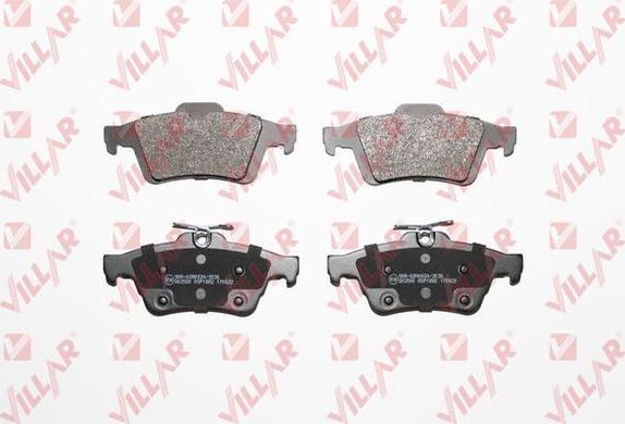 Villar 626.1882 - Brake Pad Set, disc brake autospares.lv