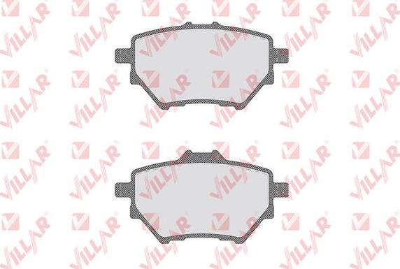 Villar 626.1838 - Brake Pad Set, disc brake autospares.lv