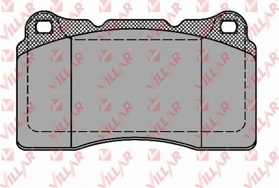 Villar 626.1394 - Brake Pad Set, disc brake autospares.lv