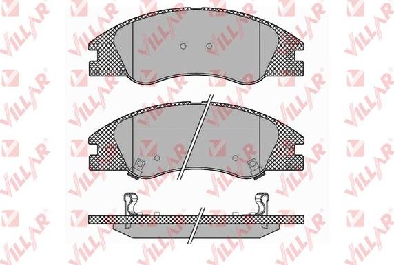 Villar 626.1349 - Brake Pad Set, disc brake autospares.lv