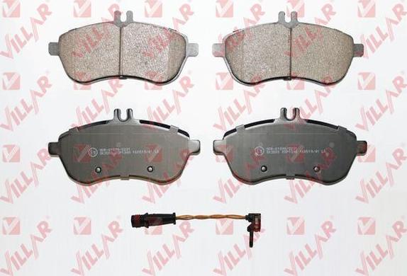 Villar 626.1340A - Brake Pad Set, disc brake autospares.lv