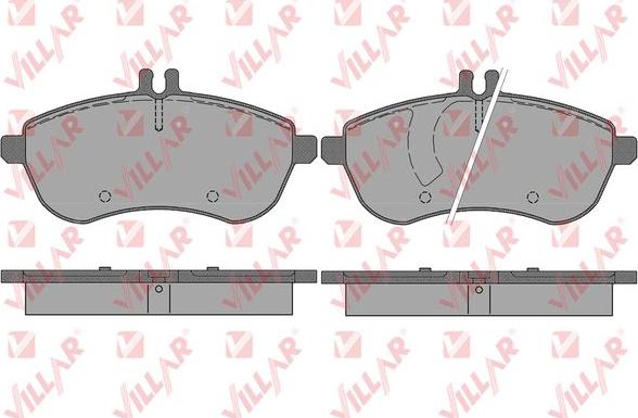 Villar 626.1340 - Brake Pad Set, disc brake autospares.lv