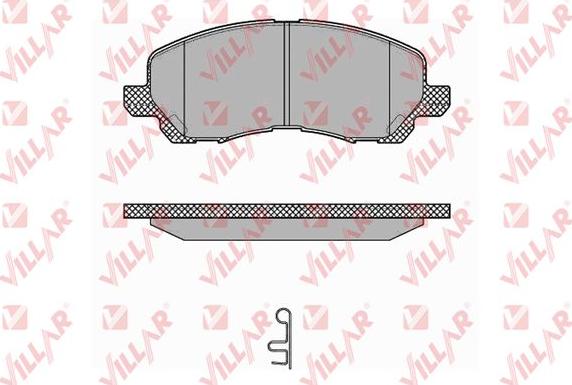 Villar 626.1347 - Brake Pad Set, disc brake autospares.lv