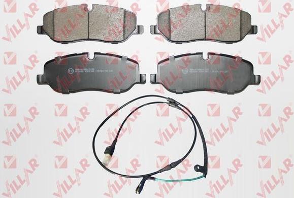 Villar 626.1360A - Brake Pad Set, disc brake autospares.lv