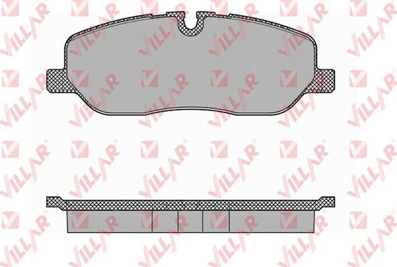 Villar 626.1360 - Brake Pad Set, disc brake autospares.lv