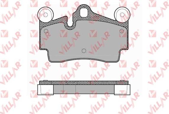 Villar 626.1362 - Brake Pad Set, disc brake autospares.lv