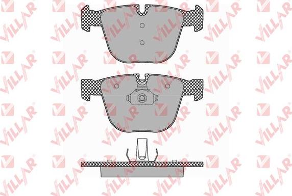 Villar 626.1367 - Brake Pad Set, disc brake autospares.lv