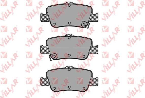 Villar 626.1315 - Brake Pad Set, disc brake autospares.lv