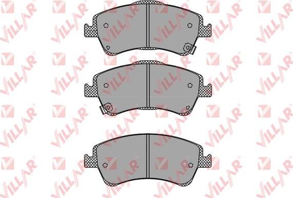 Villar 626.1313 - Brake Pad Set, disc brake autospares.lv