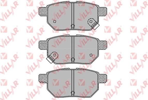 Villar 626.1312 - Brake Pad Set, disc brake autospares.lv