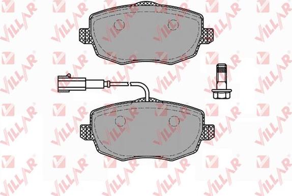 Villar 626.1336 - Brake Pad Set, disc brake autospares.lv