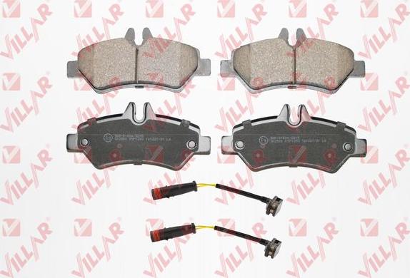 Villar 626.1293A - Brake Pad Set, disc brake autospares.lv