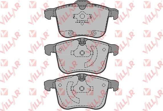 Villar 626.1244 - Brake Pad Set, disc brake autospares.lv