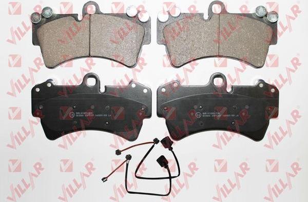 Villar 626.1257A - Brake Pad Set, disc brake autospares.lv