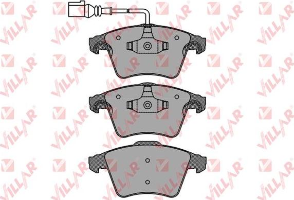 Villar 626.1205 - Brake Pad Set, disc brake autospares.lv