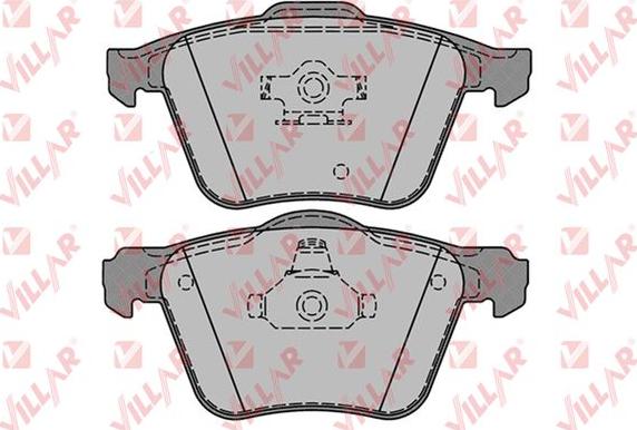 Villar 626.1237 - Brake Pad Set, disc brake autospares.lv