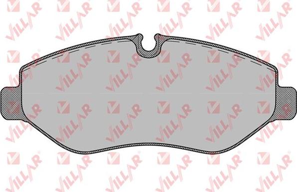 Villar 626.1275 - Brake Pad Set, disc brake autospares.lv