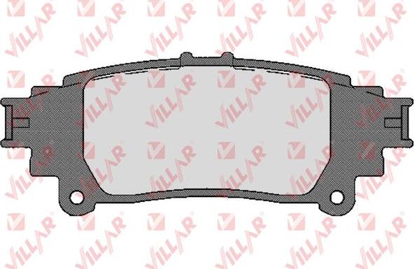 Villar 626.1746 - Brake Pad Set, disc brake autospares.lv