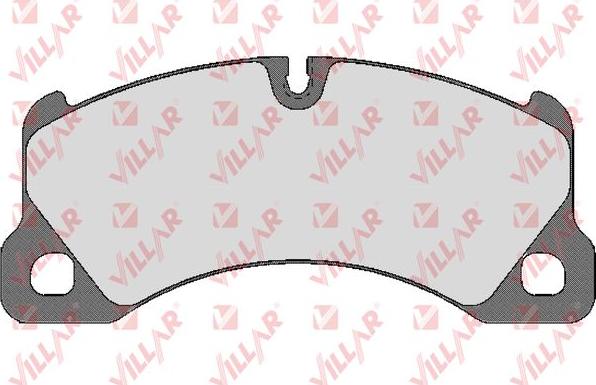 Villar 626.1754 - Brake Pad Set, disc brake autospares.lv