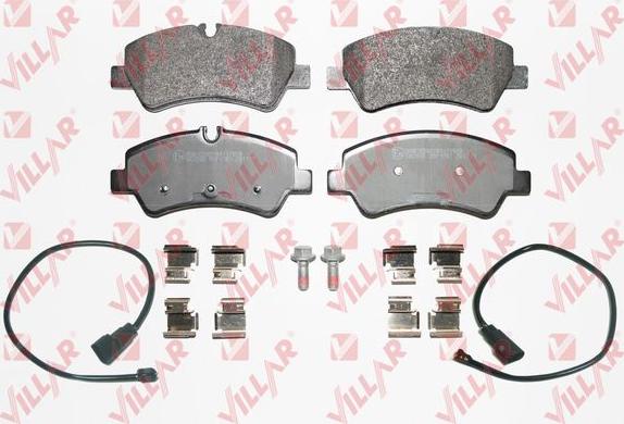 Villar 626.1787A - Brake Pad Set, disc brake autospares.lv