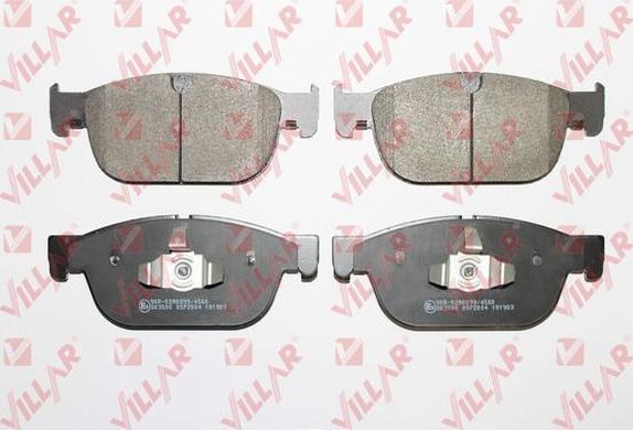 Villar 626.2004 - Brake Pad Set, disc brake autospares.lv