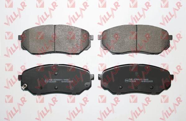 Villar 626.2035 - Brake Pad Set, disc brake autospares.lv