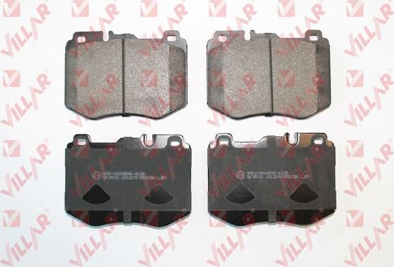 Villar 626.2036 - Brake Pad Set, disc brake autospares.lv