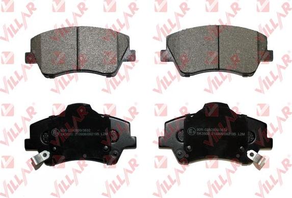 Villar 626.2195 - Brake Pad Set, disc brake autospares.lv