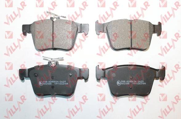 Villar 626.2104 - Brake Pad Set, disc brake autospares.lv