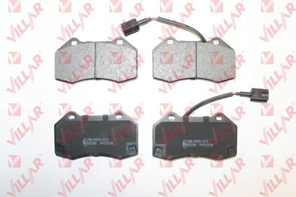 Villar 626.2106 - Brake Pad Set, disc brake autospares.lv