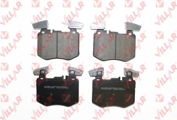 Villar 626.2245 - Brake Pad Set, disc brake autospares.lv