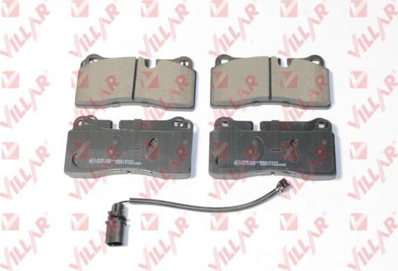 Villar 626.2235A - Brake Pad Set, disc brake autospares.lv