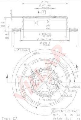 Villar 628.1587 - Brake Disc autospares.lv