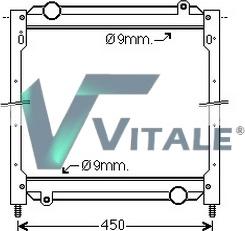 VITALE FT339202 - Radiator, engine cooling autospares.lv