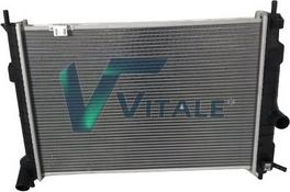 VITALE OP730993 - Radiator, engine cooling autospares.lv