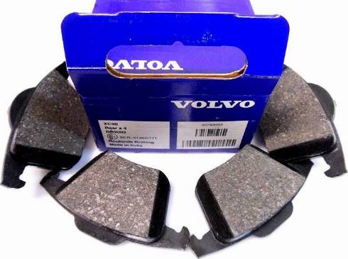 Volvo 30793093 - Brake Pad Set, disc brake autospares.lv