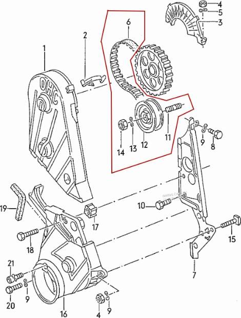 VW N 011 133 7 - Timing Belt Set autospares.lv
