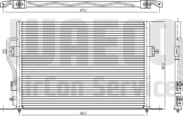 Waeco 8880400068 - Condenser, air conditioning autospares.lv